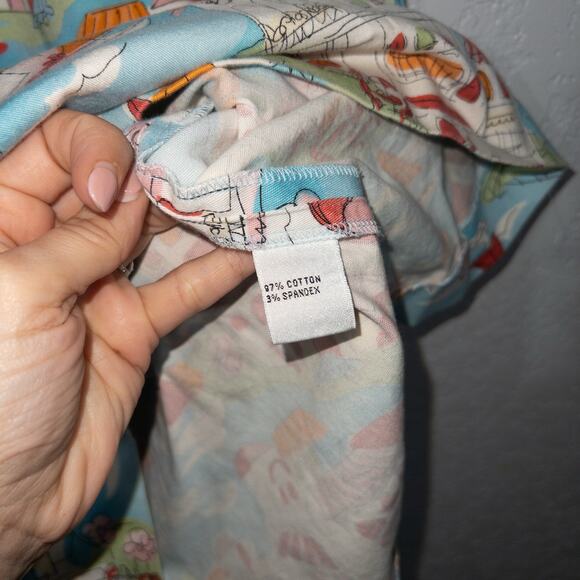 Talbots Blue Portrait Sailing Cotton Dress Size‎ 8 - Picture 4 of 7